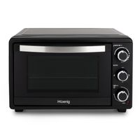 Mini-Backofen FO25 / 25L / Kompakter freistehender Multifunktions-Hochleistungsbackofen / 1500W / Programmierbar / 230° / 60 min. Zeitschaltuhr/Abschaltautomatik/Glastür/Grillrost, Back