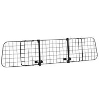Hundeschutzgitter Auto Universal verstellbar Kofferraumgitter Trenngitter Metall schwarz (91-152) x 30 cm