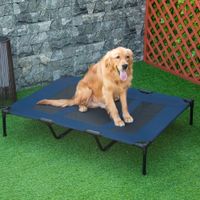Hundeliege outdoor Hundebett Katzenbett Haustierbett Schlafplatz Blau