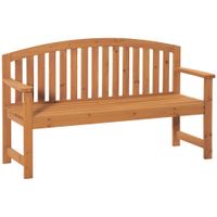 Gartenbank 2-Sitzer Parkbank Sitzbank aus Holz bis 320 kg Bank Orange