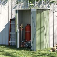 Gartenhaus Metallgerätehaus mit Tür für den Außenbereich Grün