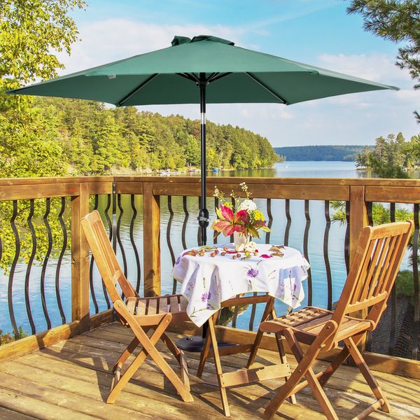 Sonnenschirm Knickschirm Gartenschirm Marktschirm Handkurbel