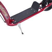 Kinderroller mit Hinterbremse 12 Zoll Scooter Tretroller Roller Cityroller Kinder Kickboard Stahl EVA Rot 120 x 52 x 80-88 cm