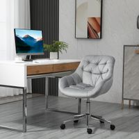 Bürostuhl, Chefsessel Drehstuhl, Computerstuhl Grau