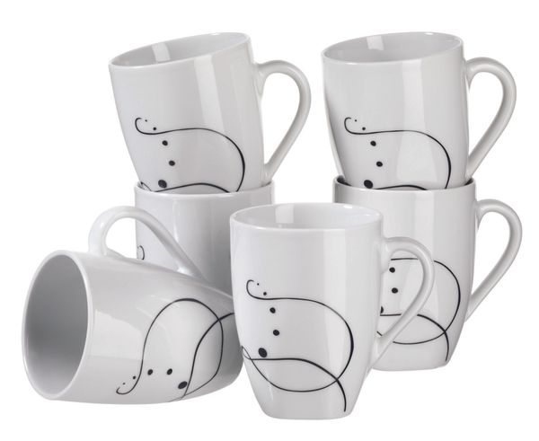 Serie Chanson, Kaffeebecher-Set 6-teilig