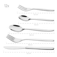 Serie 200, 60-tlg. Besteckgarnitur für 12 Personen
