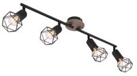 Lighting - XARA I - Strahler Metall schwarz, 4x E14