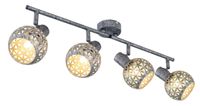 Lighting - LELA - Strahler Metall grau, 4x E14