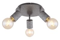 Lighting - FREDDY - Strahler Metall silber, 3x E27