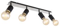 Lighting - JOSEBA - Strahler Metall schwarz matt, 4x E27
