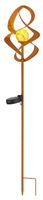 Lighting - SOLARLEUCHTE METALL ROSTFARBEN, 1XLED - Solarleuchte Metall rostfarben, LED