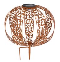 Lighting - SOLARLEUCHTE METALL ROSTFARBEN, 1XLED - Solarleuchte Metall rostfarben, LED