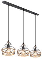 Lighting - ULLEU - Hängeleuchte Metall schwarz matt, 3x E27