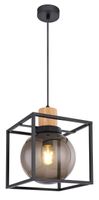 Lighting - HILKO - Hängeleuchte Metall schwarz matt, 1x E27 LED