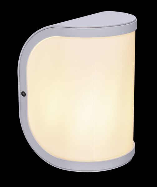 Lighting - SEGGA - Außenleuchte Aluminium weiß, 1x E27