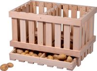 Vorratsbehälter aus Holz