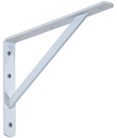 Wandkonsole SAMSON, Größe 210X300 mm, Farbe Weiß, 2 Stück