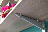 U-Träger, Länge 270 mm, Farbe Weiß, 2 Stück