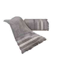 Handtuch 2er -Set "Frejus" - ca. 50 x 100 cm, Grau