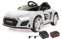 JAMARA-461805-Ride-on Audi R8 Spyder 18V weiß Einhell Power X-Change inkl. Starter Set