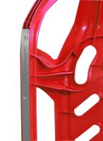 JAMARA-461120-Snow Play Schlitten Snow-Star 90cm rot