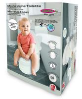 JAMARA-460959-Meine kleine Toilette Hund mit Spülsound und Toilettenpapierhalter