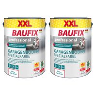 XXL-Garagenboden-Spezialfarbe 5 Liter, Anthrazit - 2er-Set