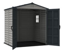 Kunststoffgerätehaus STOREMATE Plus 6x6´, 3,6 m² - Grau + Fußboden DURAMAX 30425