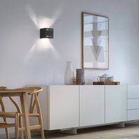 1-flammige Wandleuchte, Lichtaustritt oben und unten, anthrazit ORMA