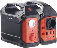 HSG-420 Solarpanel Powerbank Powerstation & Solar-Generator mit faltbarem 100-W-Solarpanel