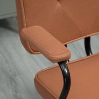 Bürostuhl mit Rollen Drehstuhl Schreibtischstuhl für Büro höhenverstellbar mit Wippfunktion 360°-Drehung neigbar Schaumstoff Barun 61 x 58 x 82-91 cm