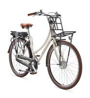 E-Bike Elektrofahrrad Alu 28 Zoll mit 7-Gang Shimano Nabenschaltung, creme