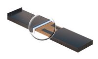 Rillenverbinder 200 für Mauerabdeckung
