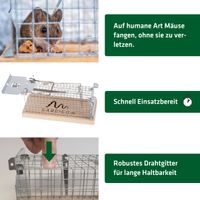 Gardigo Lebend-Mausefalle Käfig 2er Set Made in Germany