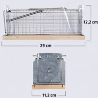 Gardigo Lebend-Rattenfalle Käfig Made in Germany