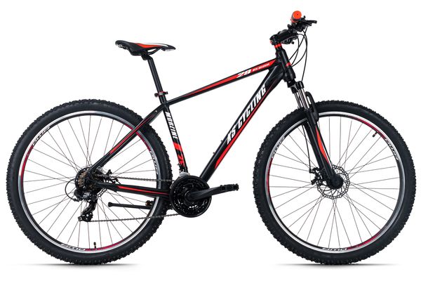 Mountainbike Hardtail 29'' Morzine schwarz-rot 48 cm