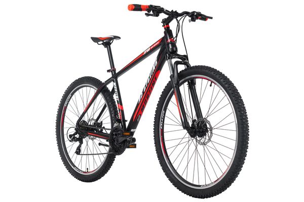 Mountainbike Hardtail 29'' Morzine schwarz-rot 48 cm