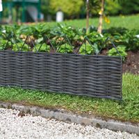 Beeteinfass. PVC Rattan 100x25/35cm