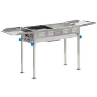 Holzkohlegrill mit 2 Rosten & 1 Rostblech höhenverstellbar Picknick