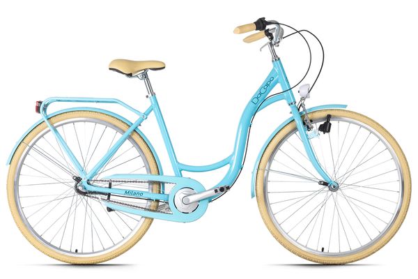 DaCapo Damenfahrrad 28" Milano hellblau 3 Gänge Nabenschaltung