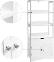 Badezimmerschrank, ca. 60 x 32, 5 x 154 cm - Weiß