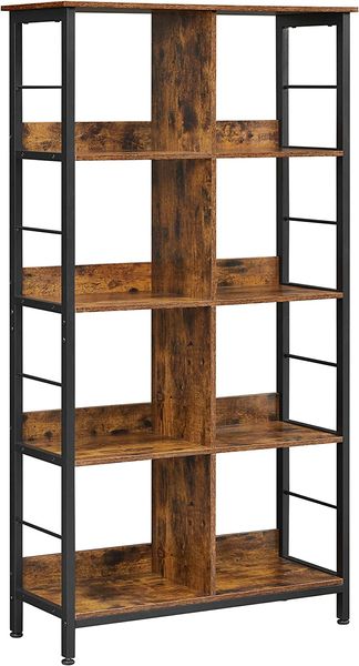 Bücherregal, 80x33x149cm, Schwarz