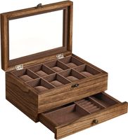 Uhrenbox, 27x20x13cm, braun