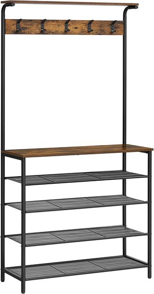 Wäscheständer, 80x31.5x183.5cm, Schwarz
