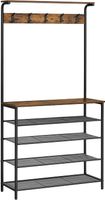 Wäscheständer, 80x31.5x183.5cm, Schwarz