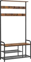 Wäscheständer, 85x30x180.5cm, Schwarz
