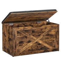 Schuhbank, 76x40x48cm, rustikalbraun