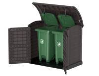 StoreAway ARC 1200 L Aufbewahrungsbox 145 x 125 x 82,5 cm - Braun DURAMAX 86632