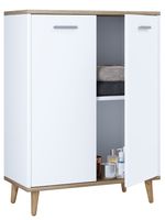 Sideboard "Landos" Weiß/Honig-Eiche