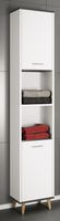 Hochschrank "Landos" Weiß/Anthrazit